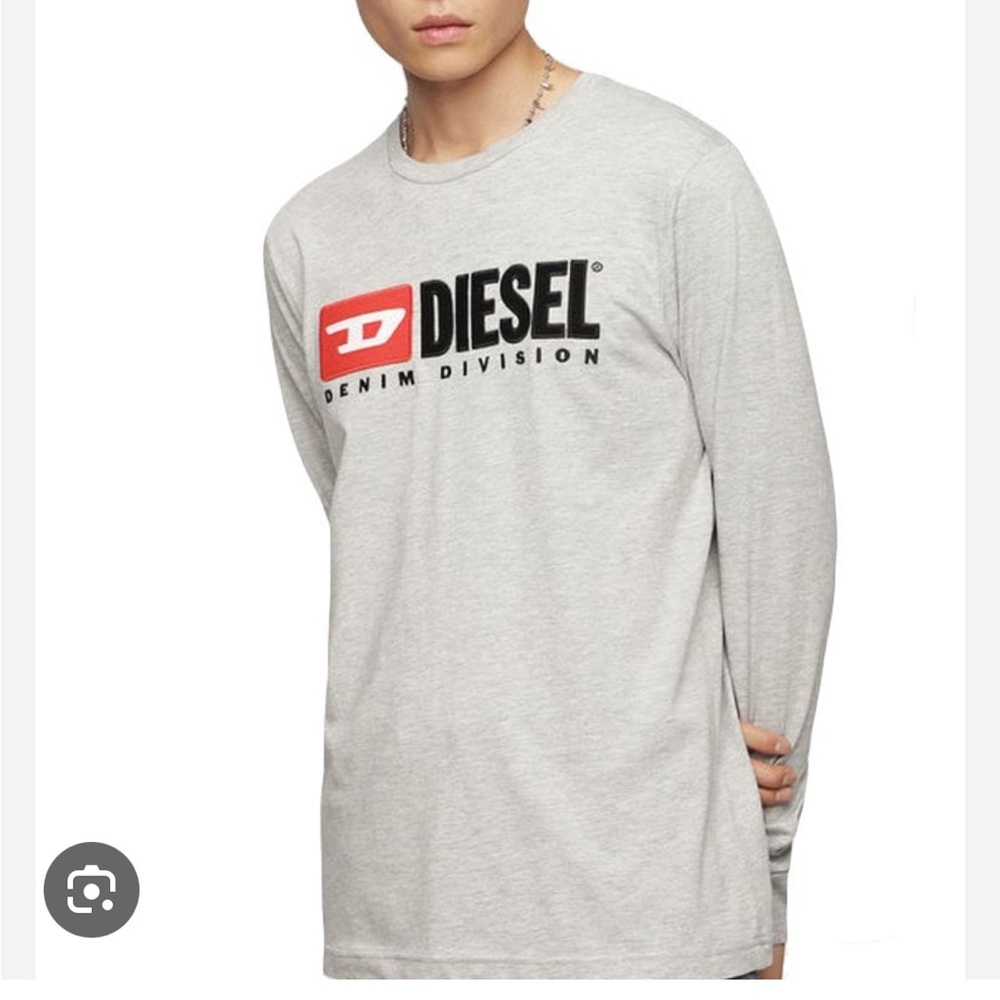 Men’s Diesel division grey heathered tshirt